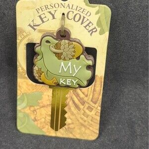 My Key Personalized Key Cover with Leaf Design